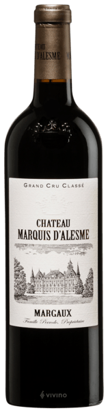 Chateau Marquis d´Alesme Becker - Margaux 2015 - Grand Cru Classé