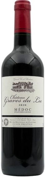 Château Graves du Loc Médoc Cuvée Prestige 2020