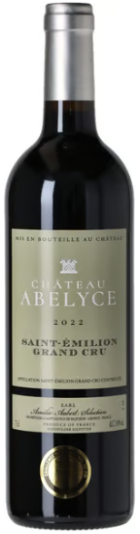 Chateau Abelyce Saint-Emilion Grand Cru 2022