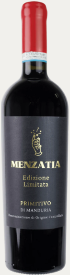 Menzatia Edizione Limitata Primitivo Di Manduria 2024