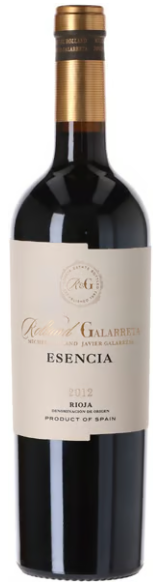 Rolland & Galarreta Esencia Tempranillo Rioja 2012